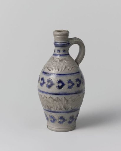 Jug with stylized floral ornamentation