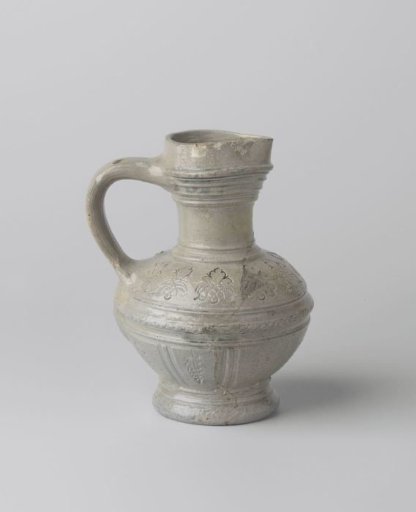 Jug with foliate scrolls and grapes