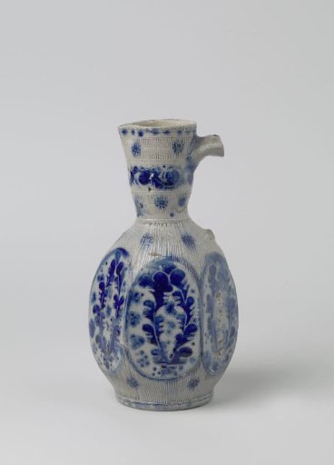 Jug with foliate scrolls in panels