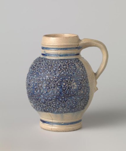 Jug with floral scrolls
