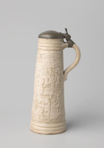 Tankard (schnelle) with scenes from the life of Lazarus