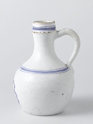 Faience jug with the coat of arms of Delft