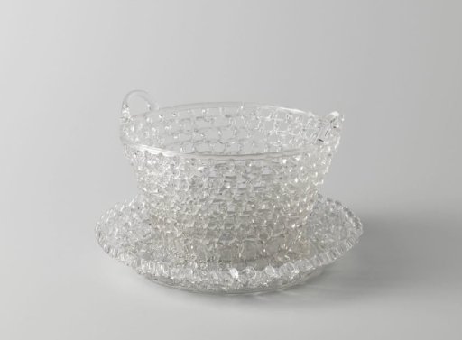 Basket on a saucer
