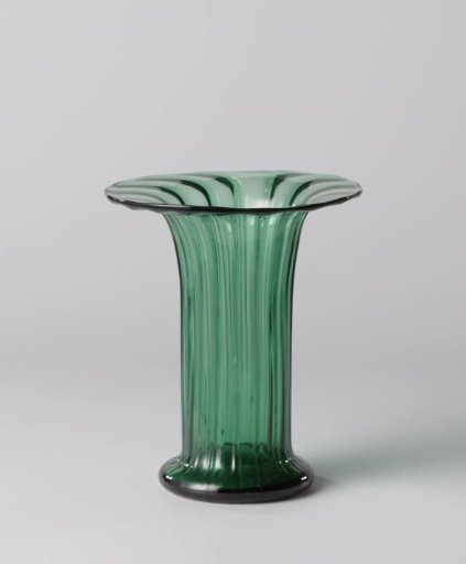 Vase with Vertical Ribs
