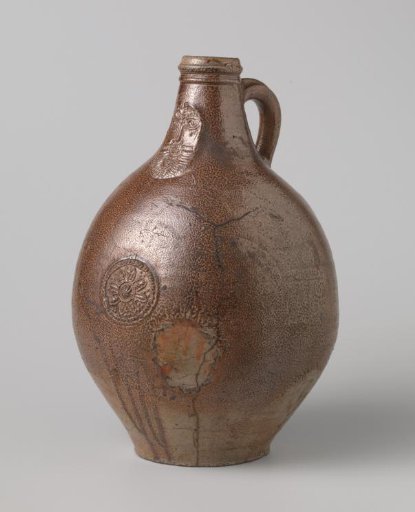 Jug (Bartmann jug) with a roundel in a medallion