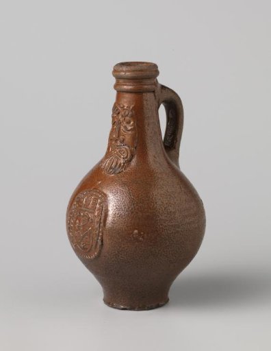 Jug (Bartmann jug) with a coat of arms