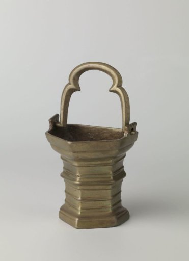 Holy water bucket, five-sided