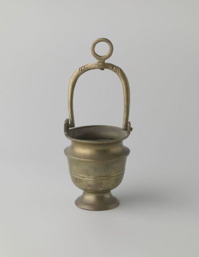 Holy water bucket, round