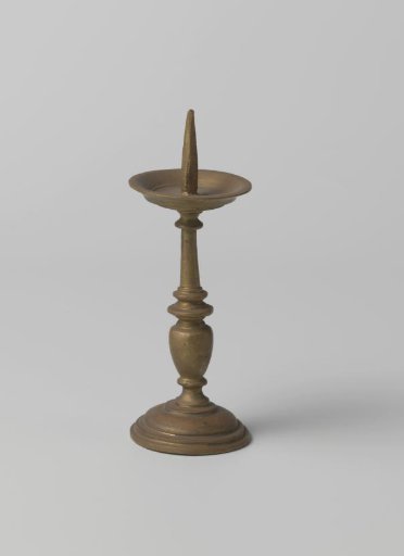 Candlestick with a vase-shaped stem