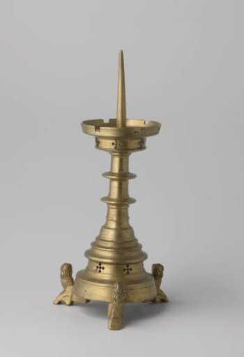 Candelabrum supported by three lions
