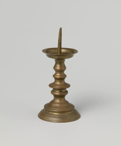 Candelabrum with moulded stem and foot
