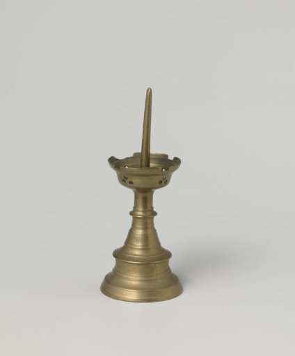 Candelabrum with moulded foot and stem