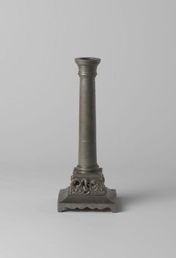 Tin candlestick