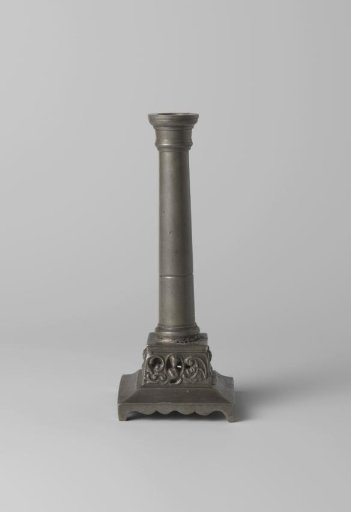 Tin candlestick