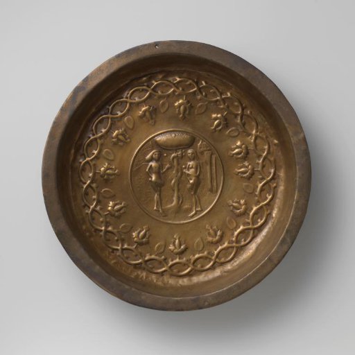 Basin with Adam and Eve