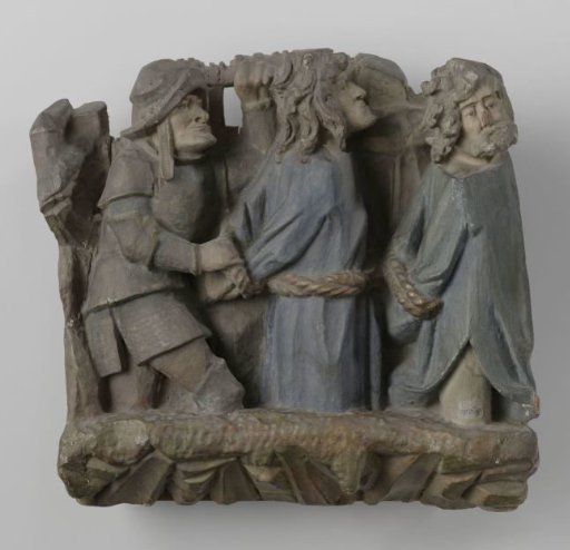A Soldier with the Two Thieves, from a Christ Carrying the Cross