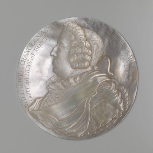 Portrait Medallion of Prince William IV of Orange-Nassau (1711-1751)