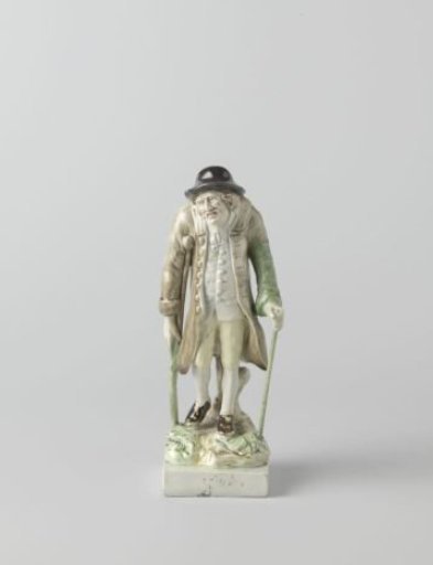 Figurine of Hard-Baked Earthenware; "Old Age" by Ralph Wood