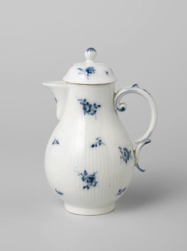Coffee pot, painted with wildflowers