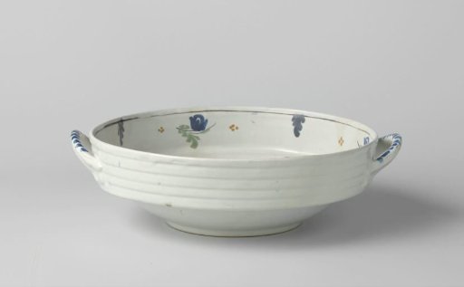 Slabak, Painted with Flowers, Leaves, and a Branch