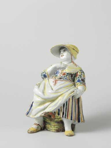 Chocolate pot of faience