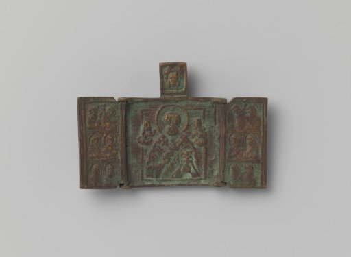 Triptych with Saint Nicholas and the twelve saints