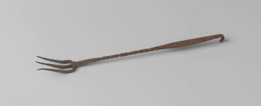 Fork with twisted handle