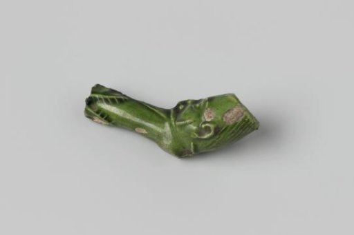 Fragment of a pipe decorated with Jonah