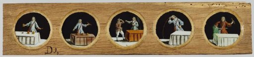 Five depictions of magic tricks