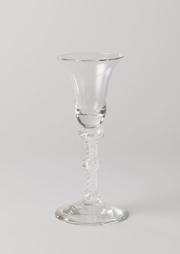 Twisted Glass with a Bell-shaped Calyx