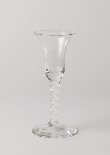 Sling glass with a bell-shaped bowl