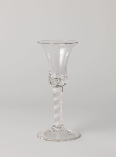 Sling glass with bell-shaped bowl