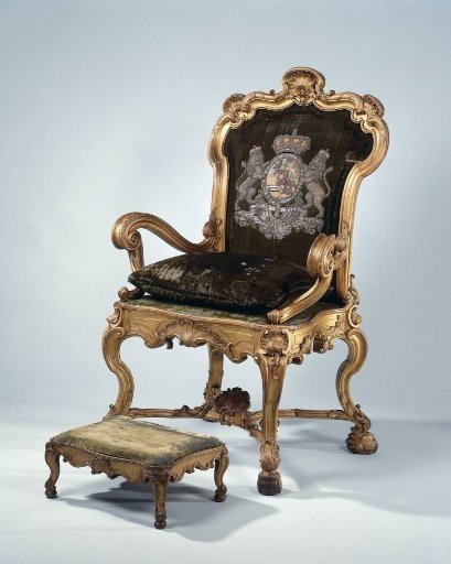Stadtholder's chair and footstool