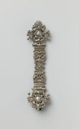 Silver book lock