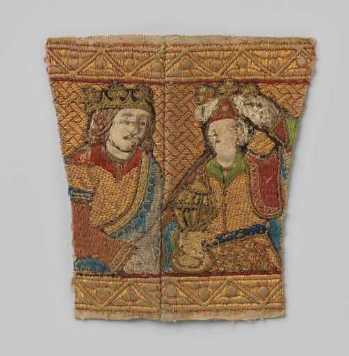 Fragment of a strip of embroidery