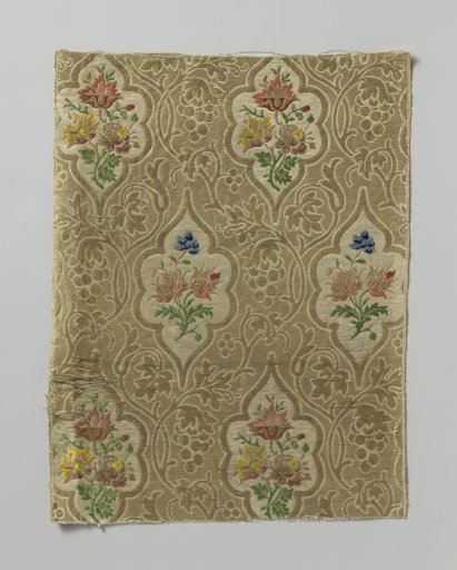 Fragment of silk brocade