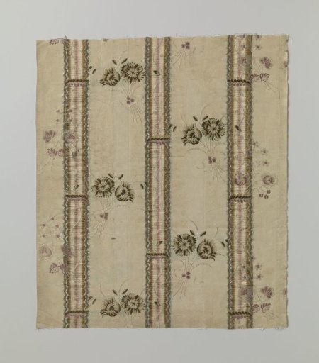 Fragment of multicolour silk mexicaine