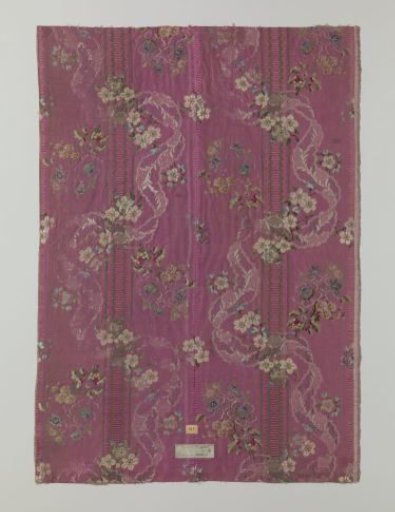 Fragment of multicolored silk mexicaine