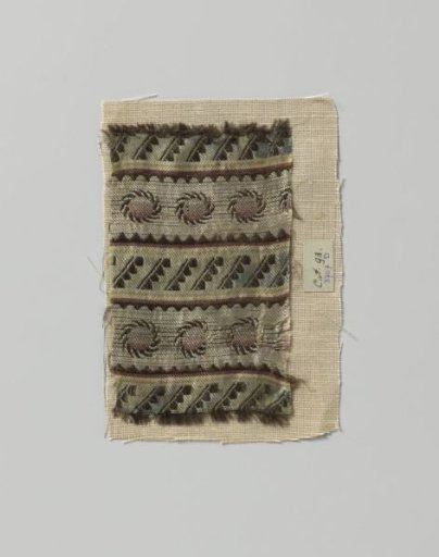 Fragment of silk fabric