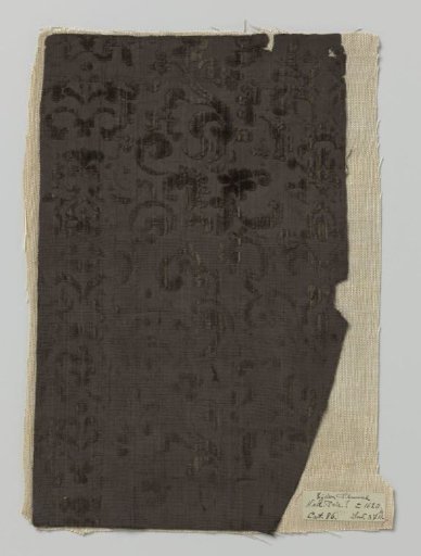 Fragment silk relief velvet