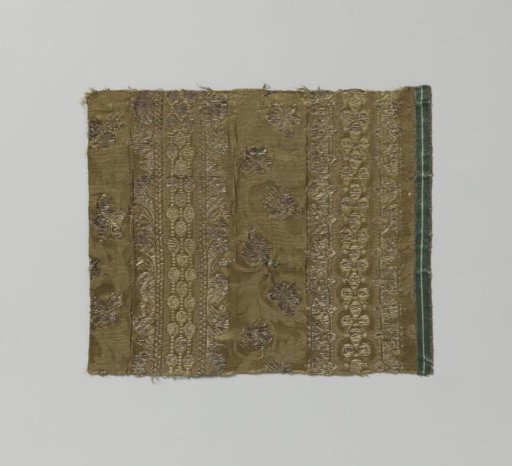 Fragment brocaded silk