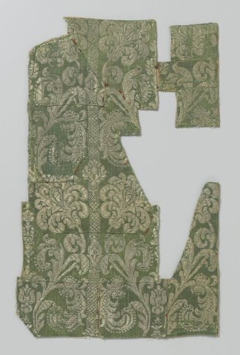 Fragment of silk fabric