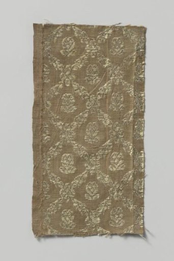Fragment of Oriental textile, silk weave