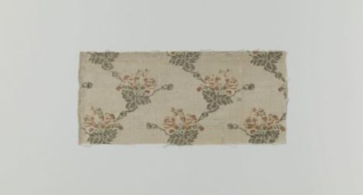 Fragment of brocaded silk
