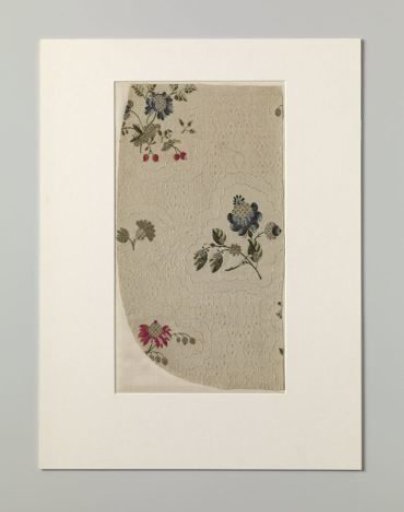 Fragment of brocaded silk