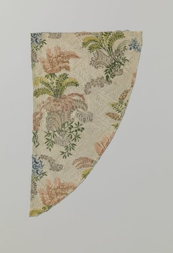 Fragment of Multicolored Silk Weave