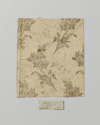 Fragment of a Complex Silk Weave
