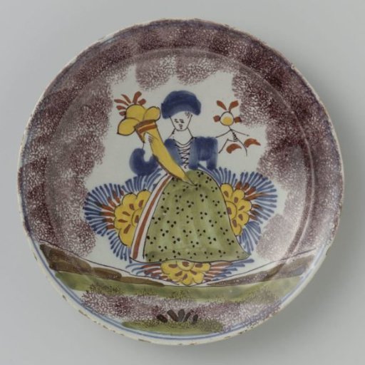 Faience plate
