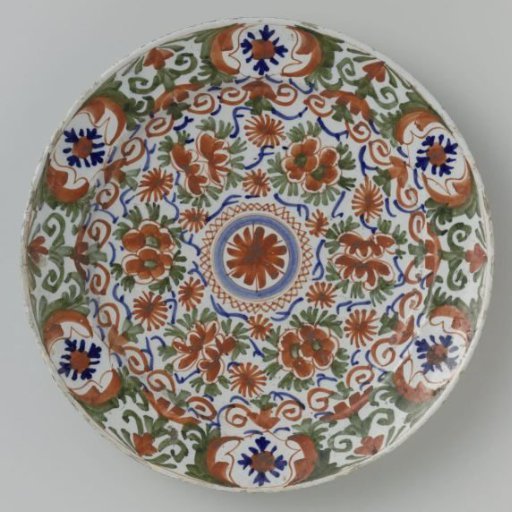 Faience plate
