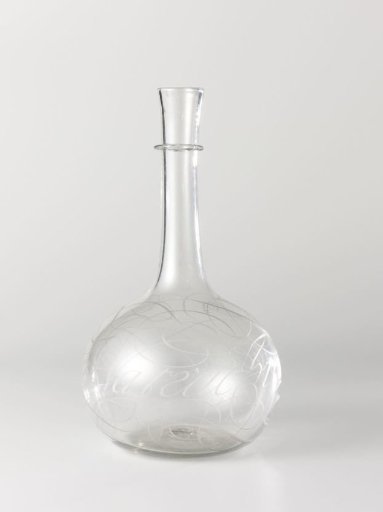 Bottle Inscribed: Na-trachten.werkt kragten